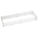 American Fire Glass Rectangular Glass Flame Guard for 48" x 14" Drop-In Fire Pit Pan