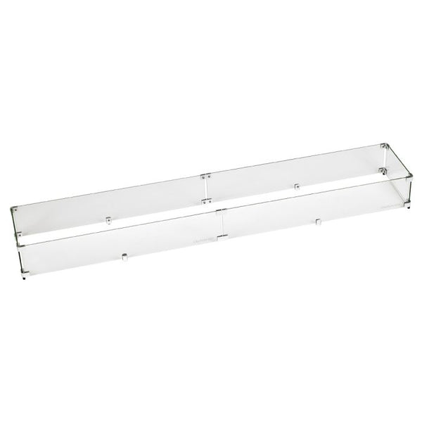 American Fire Glass Linear Glass Flame Guard for 60" x 6" Linear Drop-In Fire Pit Pan