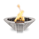 The Outdoor Plus - Cazo GFRC Wood Grain Concrete Round Fire & Water Bowl 32"