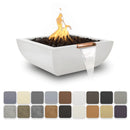 Concrete Square Fire Bowl & Water Bowl 30"
