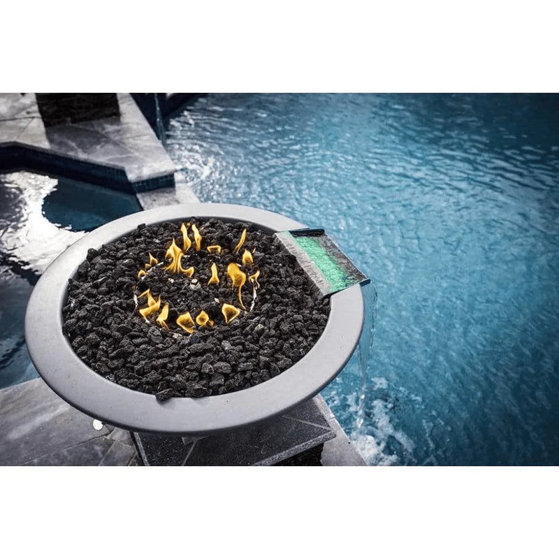 The Outdoor Plus - Cazo GFRC Concrete Round Fire and Water Bowl 36"