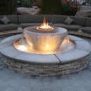 The Outdoor Plus - Sedona GFRC 360 Degree Spill Round Fire and Water Bowl 38"