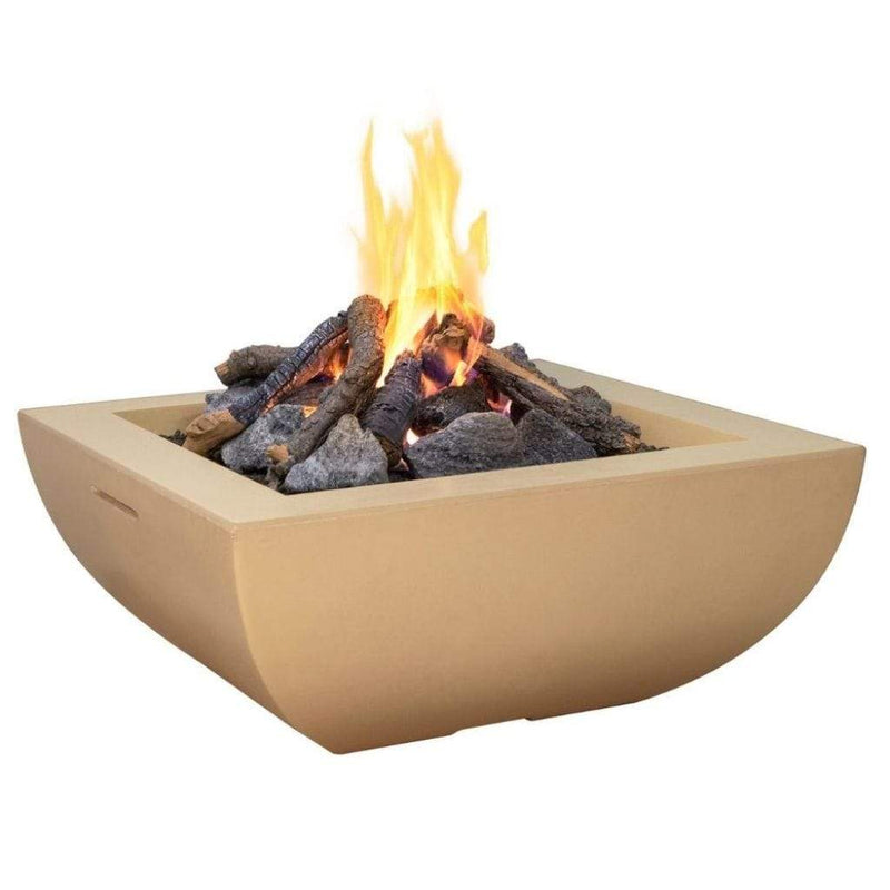 American Fyre Design | 36" Bordeaux Square Gas Fire Bowl