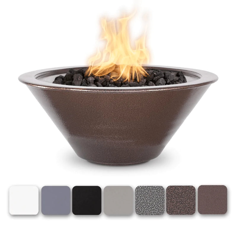 The Outdoor Plus - Cazo Powder Coated Steel Round Fire Bowl 24"