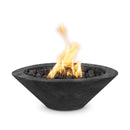The Outdoor Plus - Cazo GFRC Wood Grain Concrete Round Fire Bowl 24"