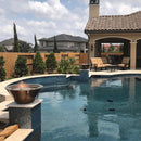 The Outdoor Plus - Cazo Powder Coated Steel Round Fire Bowl 24"