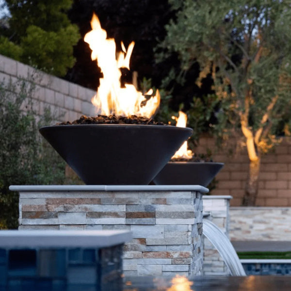 The Outdoor Plus - Cazo GFRC Concrete Round Fire Bowl 31"