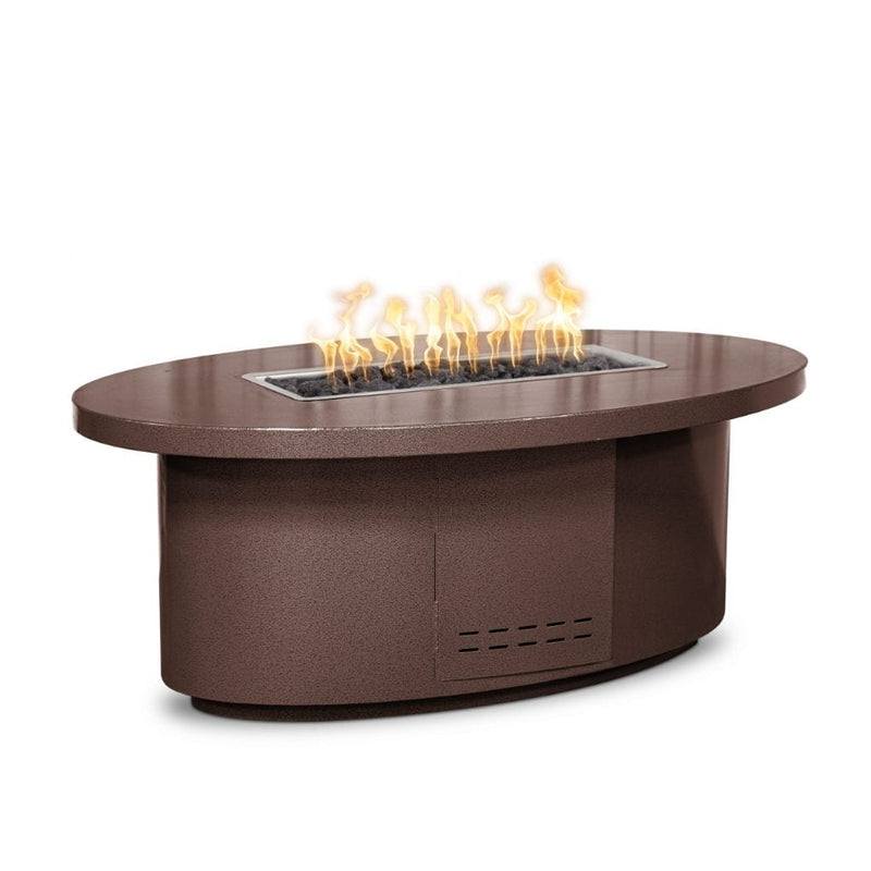 60" Vallejo Powder Coated Steel Rectangle Fire Pit - The Outdoor Plus