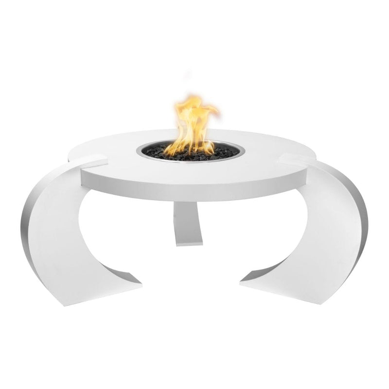 The Outdoor Plus 80" Frisco Powder Coated Steel Fire Pit Table