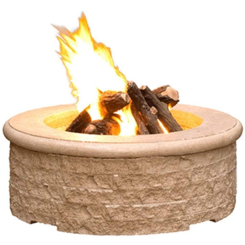 American Fyre Design | Chiseled 39" Round Gas Fire Pit