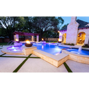 The Outdoor Plus - Sedona Narrow Ledge GFRC Concrete Round Liquid Propane Fire Pit 48"