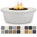 The Outdoor Plus - Tempe GFRC Concrete Round Natural Gas Fire Pit 48"