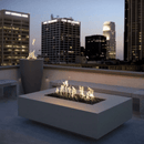The Outdoor Plus - Cabo Linear GFRC Concrete Rectangle Liquid Propane Fire Pit 56"