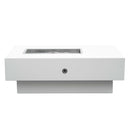 The Outdoor Plus 60" San Juan Powder Coated Steel Rectangle Fire Pit Table