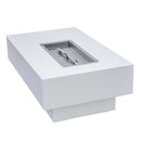 The Outdoor Plus 60" San Juan Powder Coated Steel Rectangle Fire Pit Table