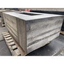 The Outdoor Plus - Coronado GFRC Wood Grain Concrete Rectangle Gas Fire Pit 72"