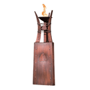 outdoor fire tower | outdoor gas fire tower