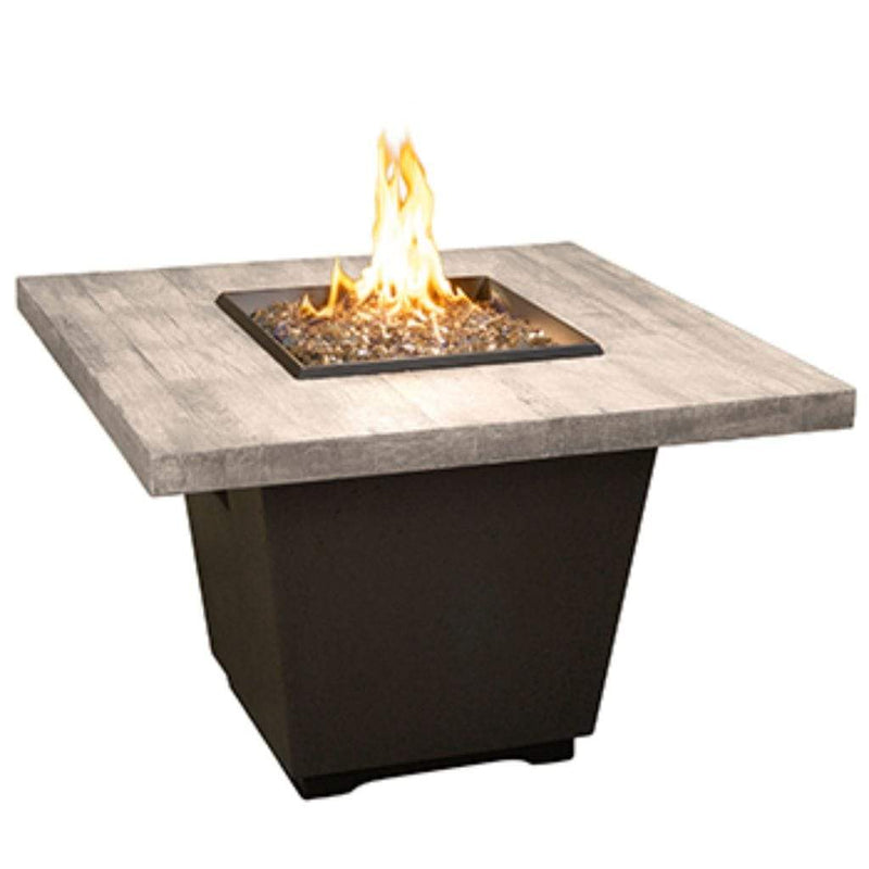 American Fyre Design | 36" Reclaimed Wood Cosmopolitan Square Gas Firetable