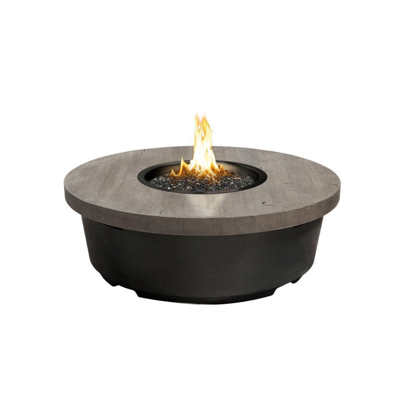American Fyre Design | 47" Reclaimed Wood Contempo Round Gas Firetable