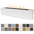 The Outdoor Plus - Carmen GFRC Concrete Rectangle Natural Gas Fire Pit Table 72"