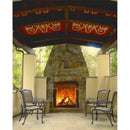 49" Pre-Cast Masonry Firebox Kit with 2ft Masonry Chimney and MFP49-SHBL Brick Liner - Mason-Lite