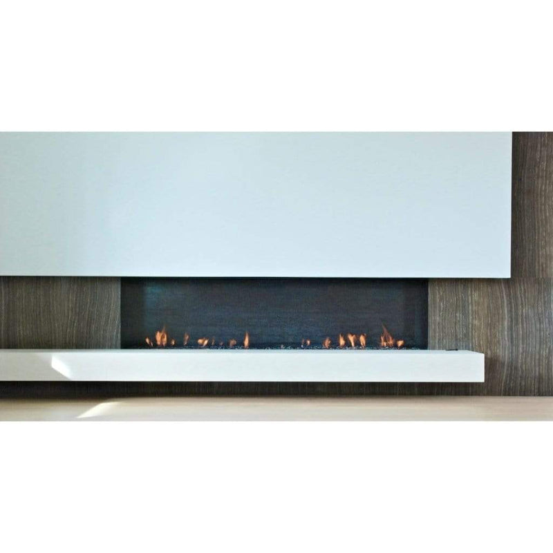 Mason-Lite Contemporary 120 Inch Linear Gas Fireplace (No Trough)- Dual 12" B-Vent 