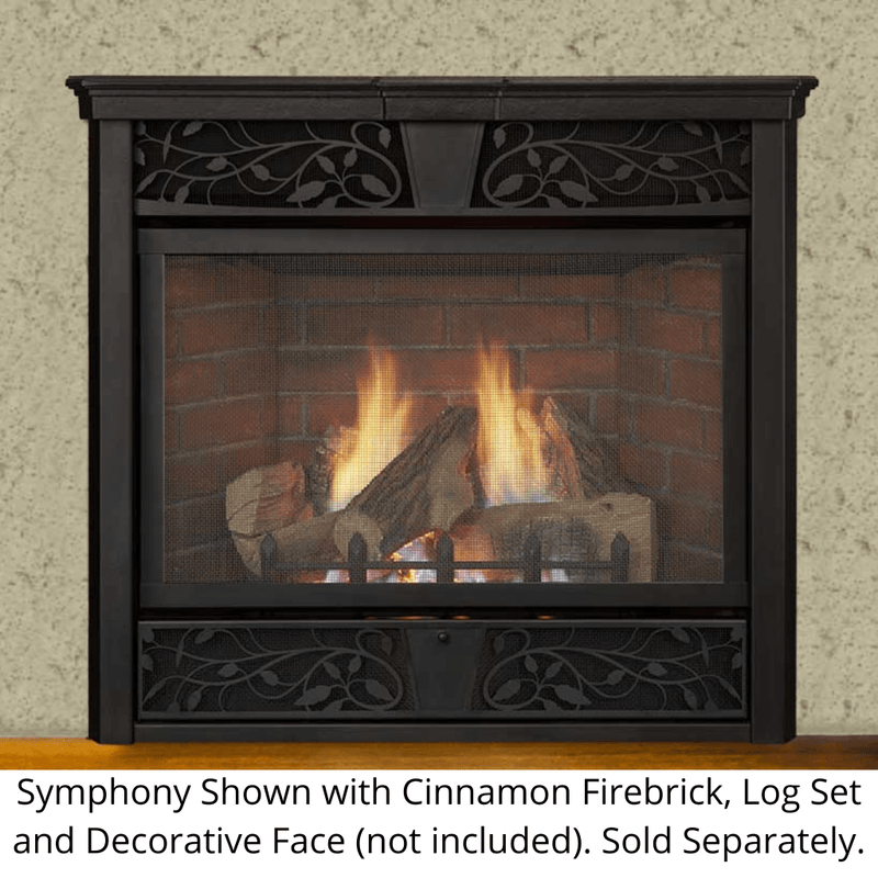 Monessen 32" Symphony Vent Free Traditional Style Gas Fireplace
