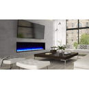 SimpliFire Scion 55 Inch Built-In Wall Mounted Indoor/Outdoor Linear Electric Fireplace