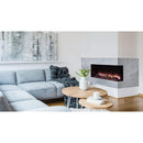 SimpliFire 55 Inch Scion Trinity Built-In Linear 3-Sided Electric Fireplace