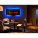 SimpliFire 58 Inch Modern Linear Wall Mount Electric Fireplace