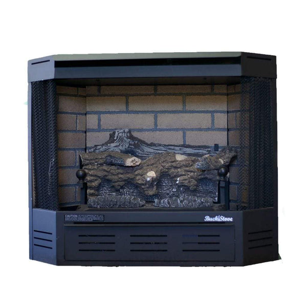Buck Stove Model 329 Freestanding Ventless Gas Stove with Blower