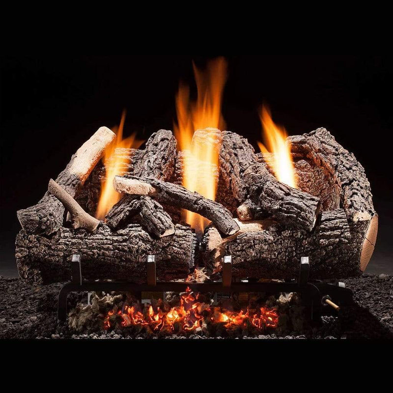 Hargrove 18" Heritage Char Vent-Free Gas Log Set with Variable Flame Valve