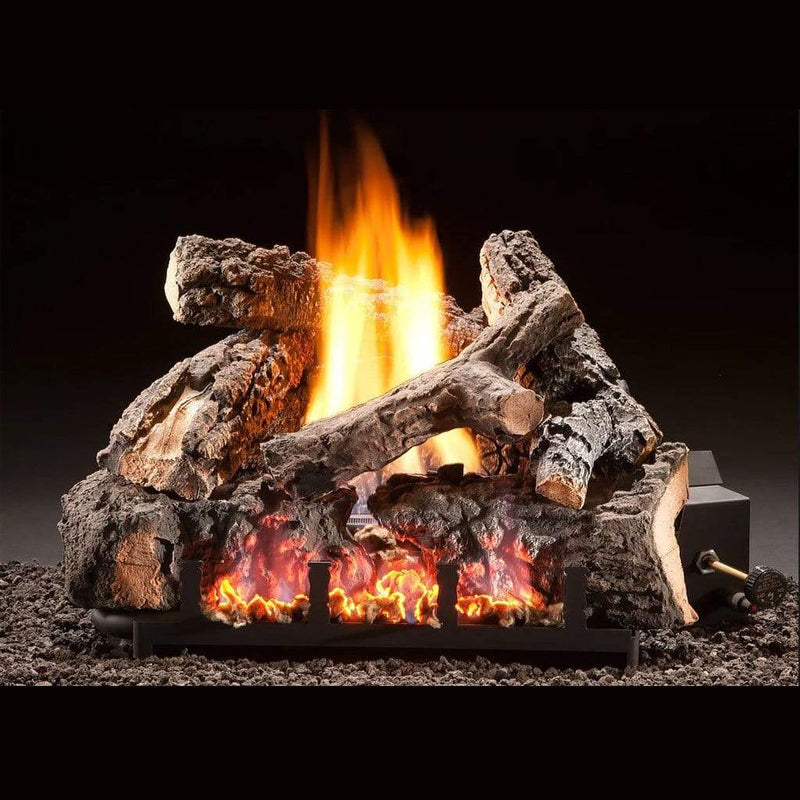 Hargrove 22" Charleston Glow Vent-Free Gas Log Set with Variable Flame Valve