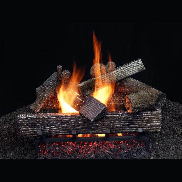 Hargrove 30" Rugged Craft Metal Outdoor Loose Logs
