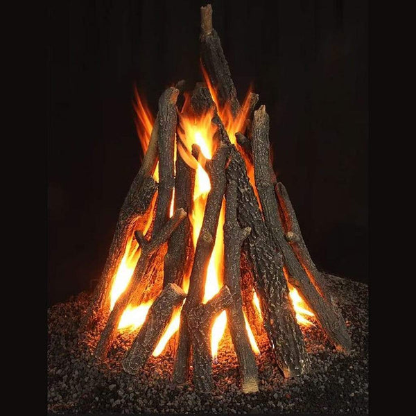 Hargrove 30" Wilderness Campfire Outdoor Firepit Logs