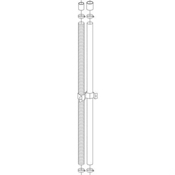 Empire | 54" DVE2 Intake/Exhaust Extension-Kit Direct-Vent Wall Furnace Accessory