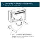 Empire | DVT2 Extended Vent Termination Direct-Vent Wall Furnace Accessory