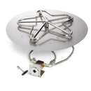 HPC | Round Flat Pan Match Lit Ignition Fire Pit Insert 24"