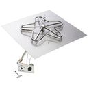 HPC | Square Flat Inserts Push Button Ignition 24" - Non-Certified