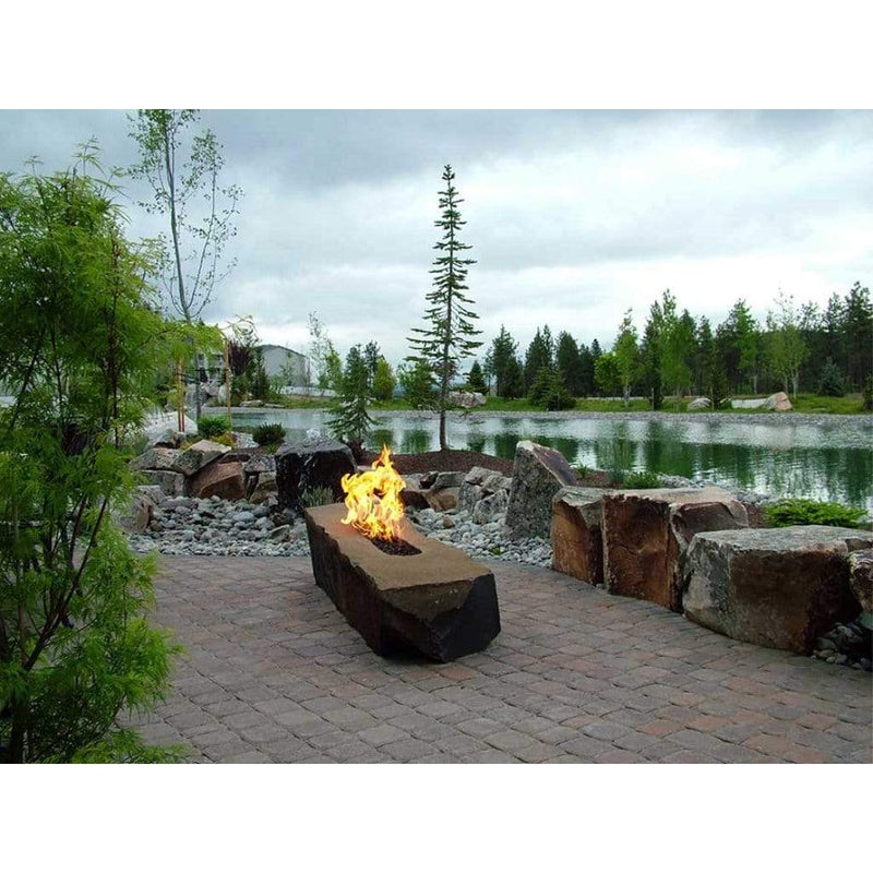 HPC | 30" x 12" Rectangle Enclosure H-Burner Match-Lit Ignition Fire Pit