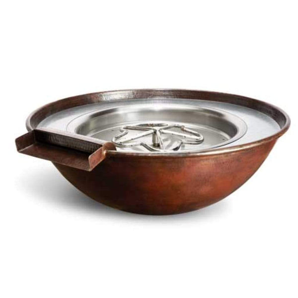 HPC | Copper Tempe Fire & Water Bowl  Electronic Ignition 31"