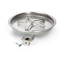 HPC | Round Bowl Pan Match Lit Ignition Fire Pit Insert 31"