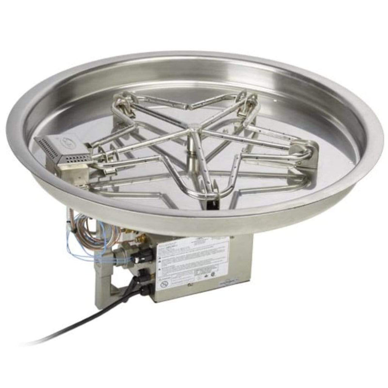HPC | Round Bowl Pan Electronic Ignition Fire Pit Insert 43"