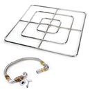 HPC | 48" Square Burner Fire Pit Kit