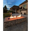 HPC | 49" x 8" Rectangle Enclosure Interlink Burner Match-Lit Ignition Fire Pit