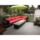 HPC | 49" x 8" Rectangle Enclosure Interlink Burner Push Button Flame Sensing Fire Pit