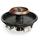 HPC | Hammered Copper Fire On Water Bowl 360 Electronic Ignition 52"