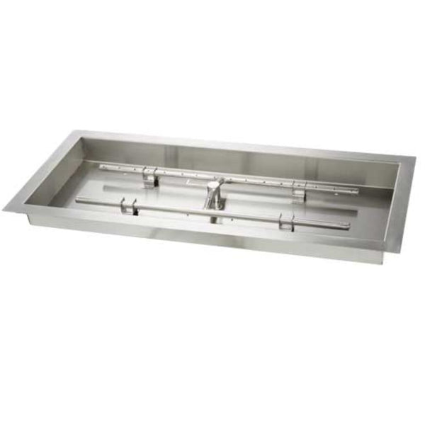 HPC | 78” x 16” Stainless Steel Rectangle H-Burners