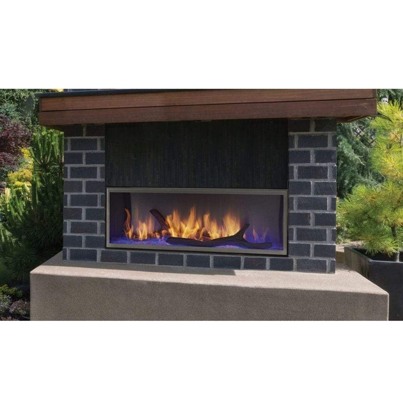 Majestic Vent Free Outdoor Gas Fireplace 48" Lanai Contemporary With IntelliFire Plus Ingition System