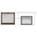Majestic Contemporary Rectangular Door for Meridian Series Direct Vent Fireplaces